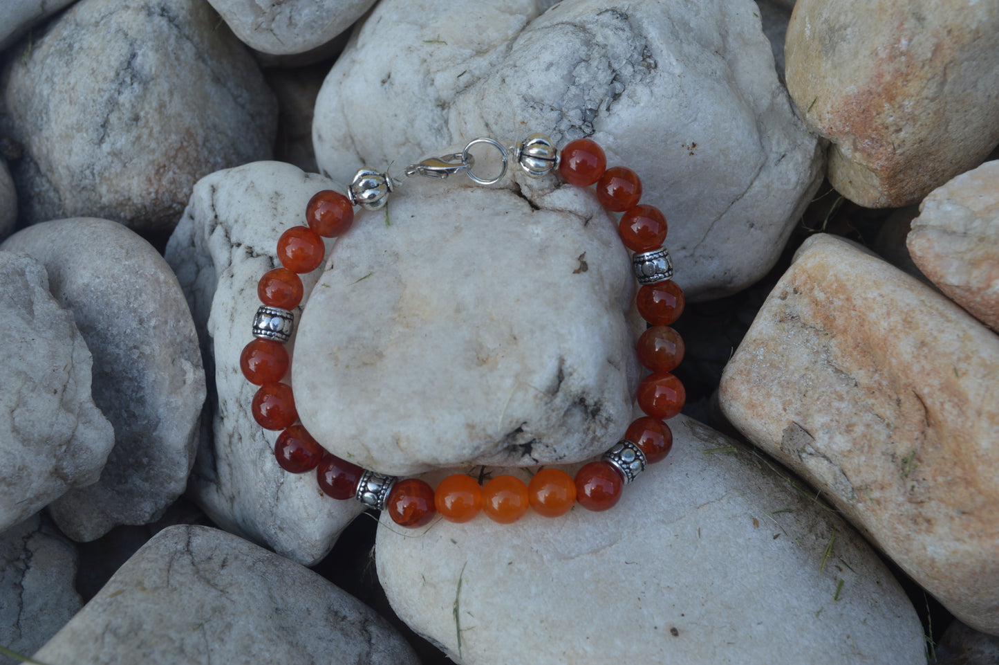 Fire Agate Bracelet