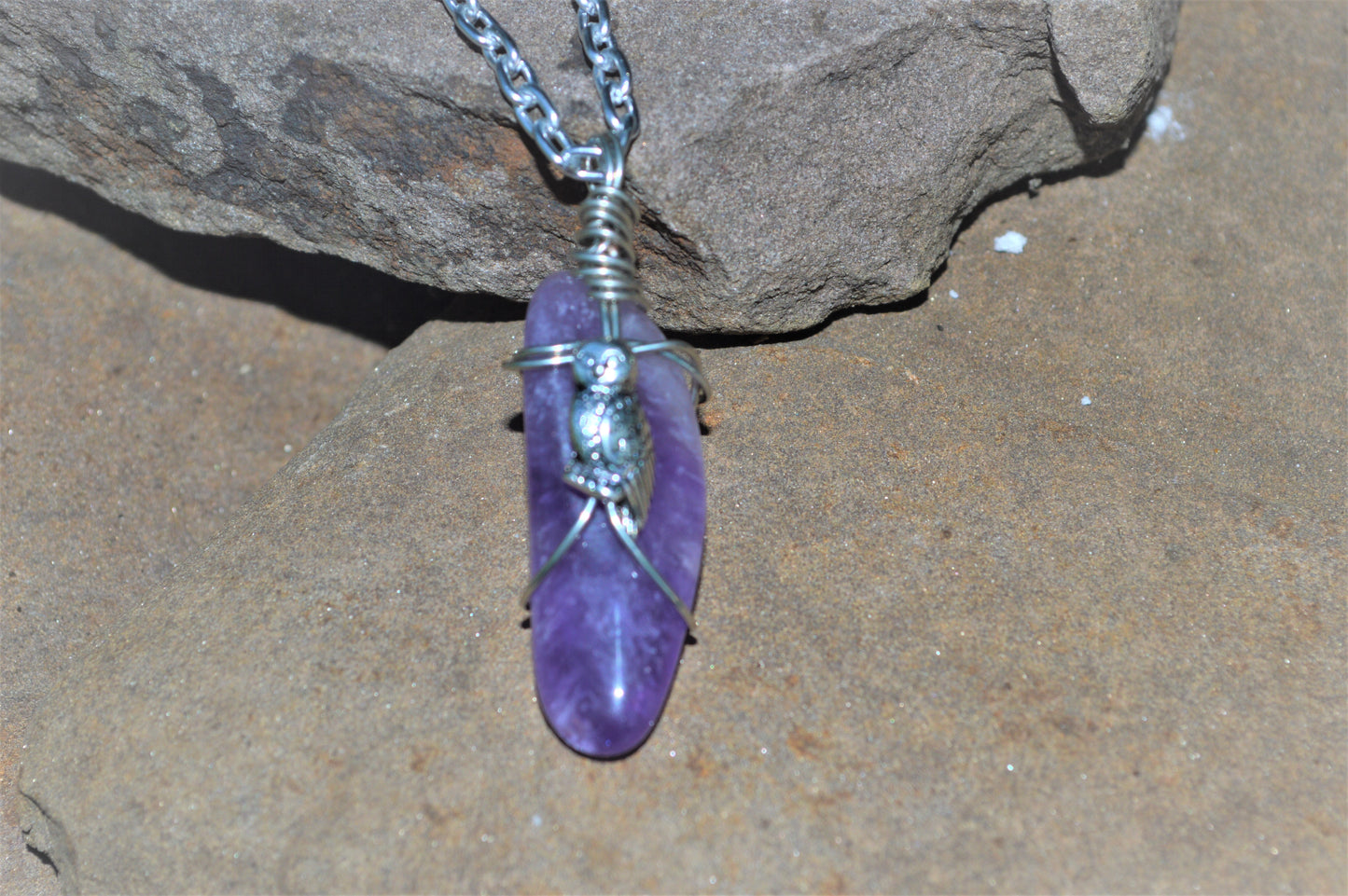 Amethyst-Wrapped with Owl