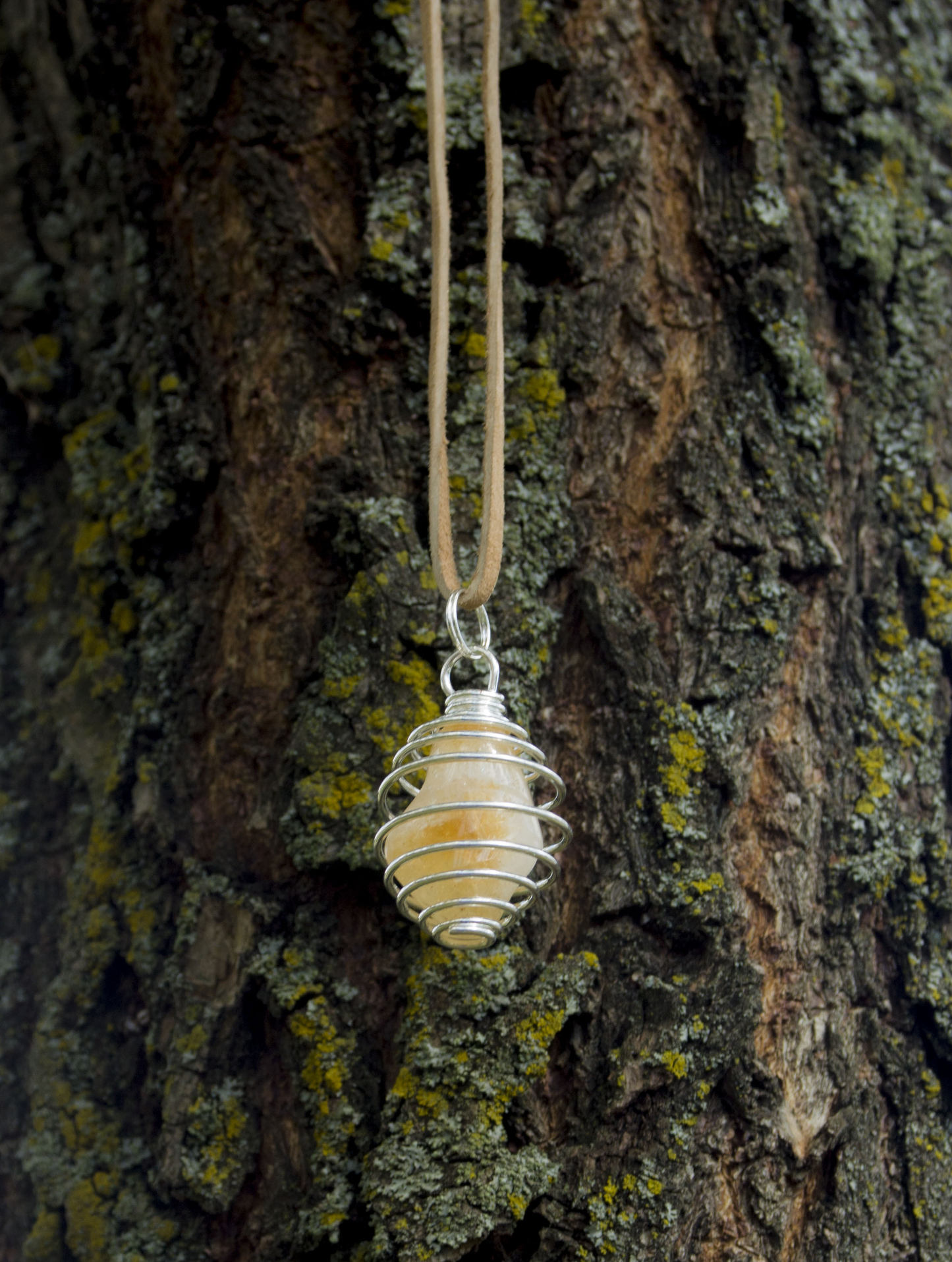 Citrine Stone-Wire cage