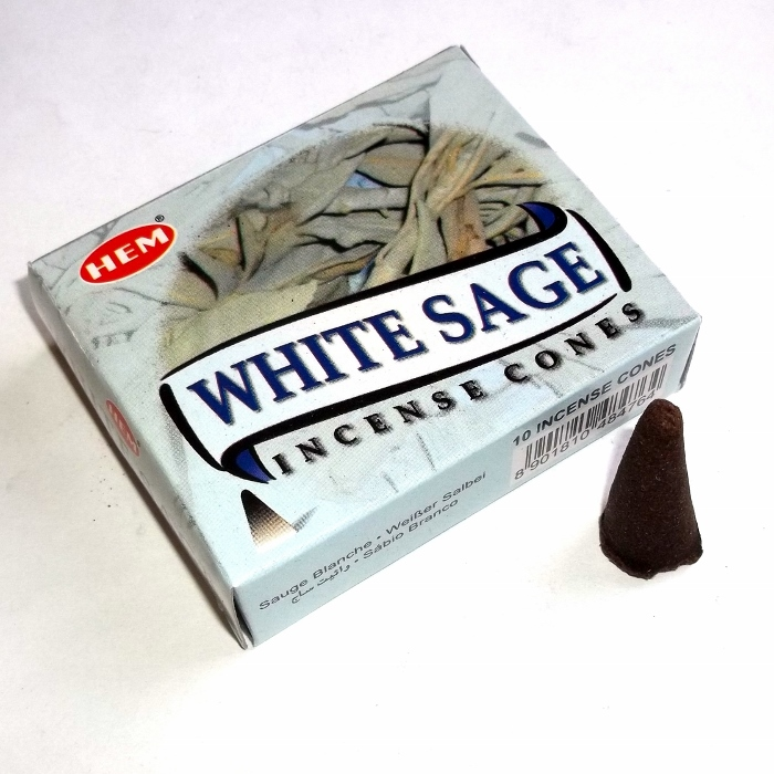 White Sage Incense Cones