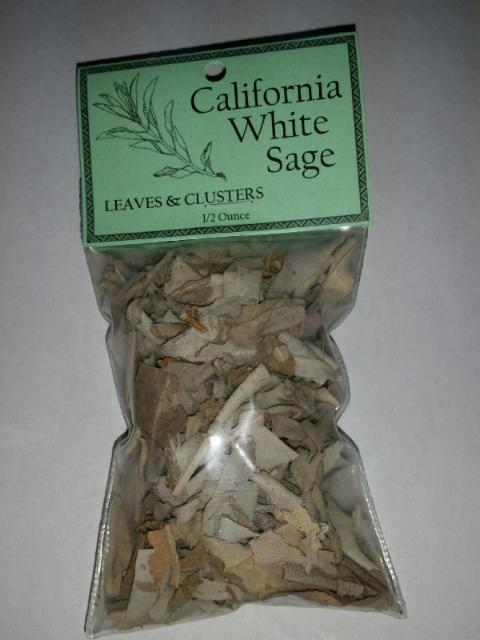 White Sage Leaves and Clusters